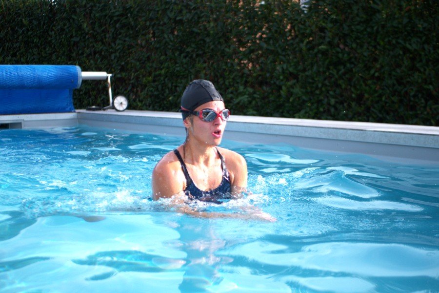 Lunettes de natation photo test